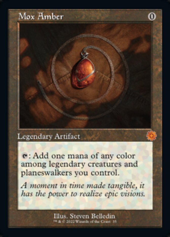 Mox Amber (Retro) [The Brothers' War Retro Artifacts] | Yard's Games Ltd