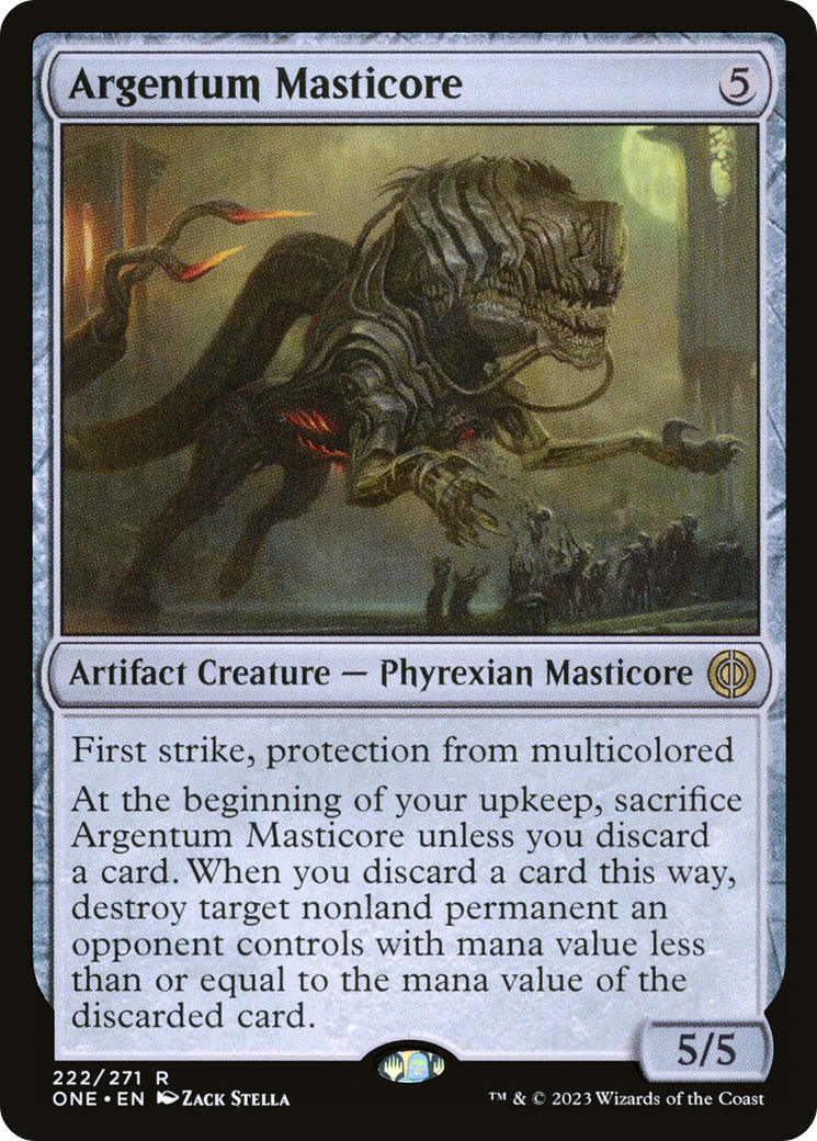 Argentum Masticore [Phyrexia: All Will Be One] | Yard's Games Ltd