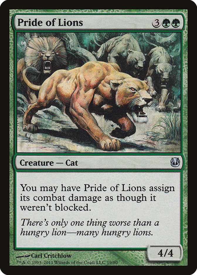 Pride of Lions [Duel Decks: Ajani vs. Nicol Bolas] | Yard's Games Ltd