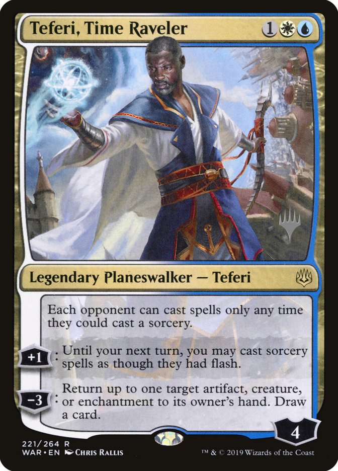 Teferi, Time Raveler (Promo Pack) [War of the Spark Promos] | Yard's Games Ltd