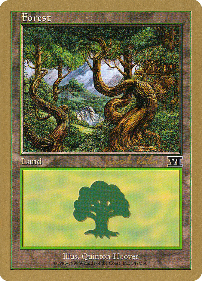 Forest (jk347) (Janosch Kuhn) [World Championship Decks 2000] | Yard's Games Ltd