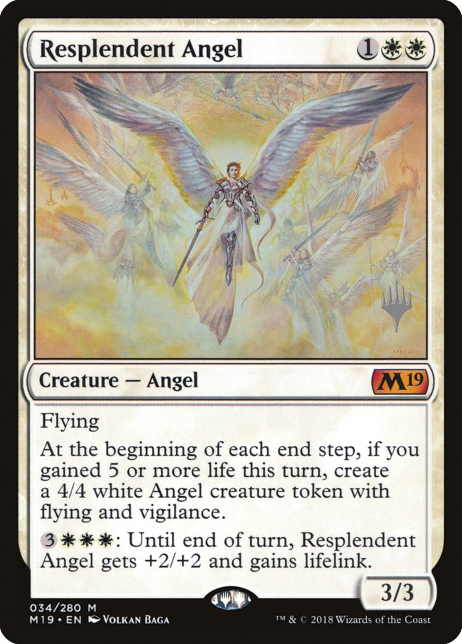 Resplendent Angel (Promo Pack) [Core Set 2019 Promos] | Yard's Games Ltd