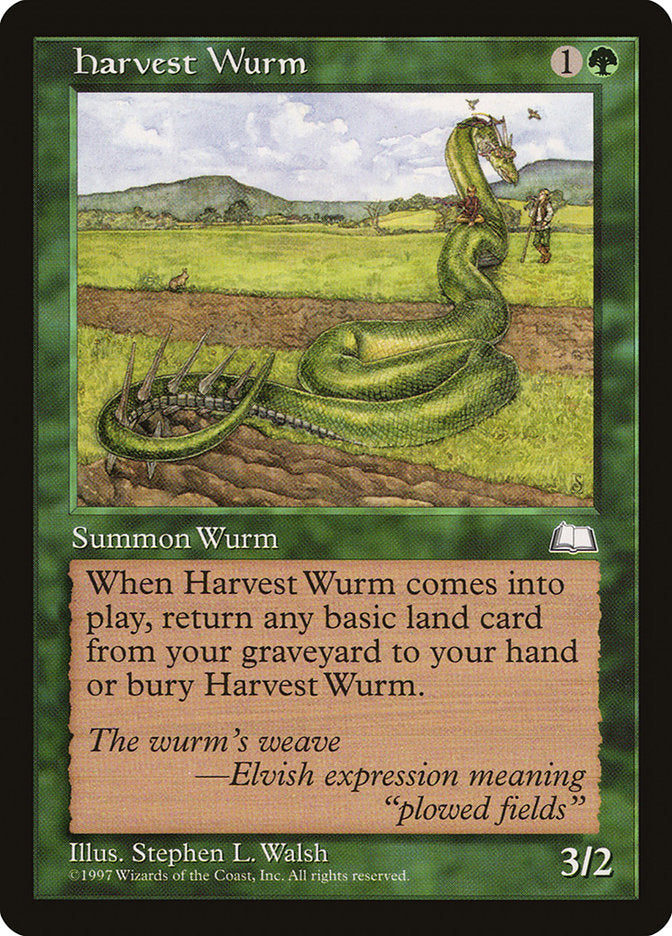 Harvest Wurm [Weatherlight] | Yard's Games Ltd