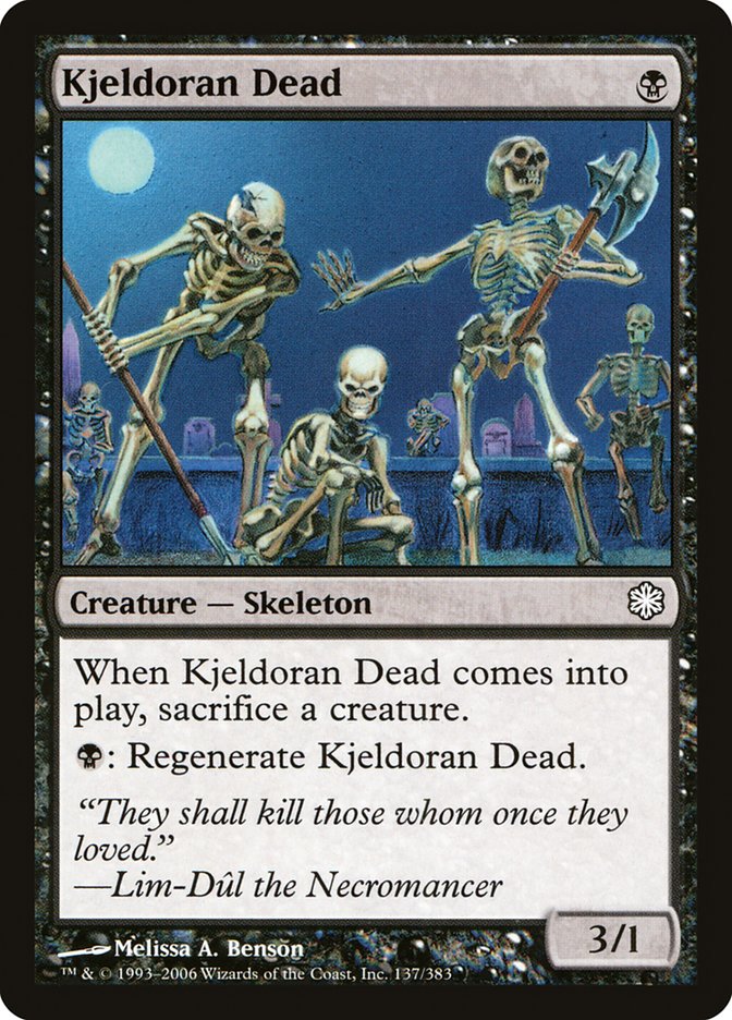 Kjeldoran Dead [Coldsnap Theme Decks] | Yard's Games Ltd