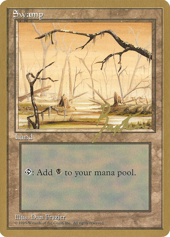 Swamp (gb370) (George Baxter) [Pro Tour Collector Set] | Yard's Games Ltd