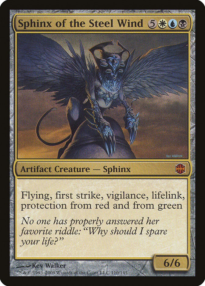 Sphinx of the Steel Wind [Alara Reborn] | Yard's Games Ltd