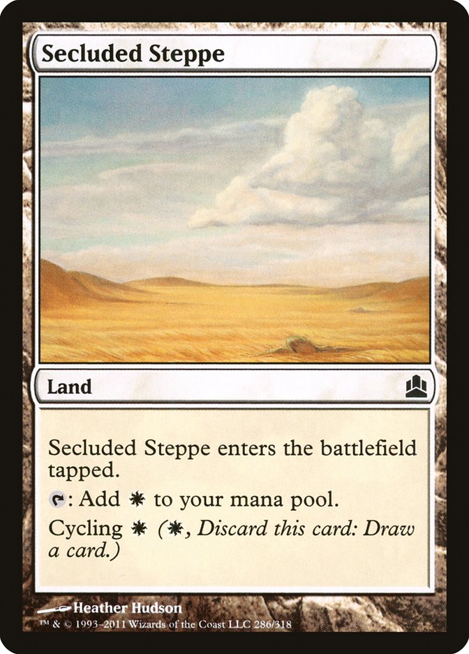 Secluded Steppe [Commander 2011] | Yard's Games Ltd