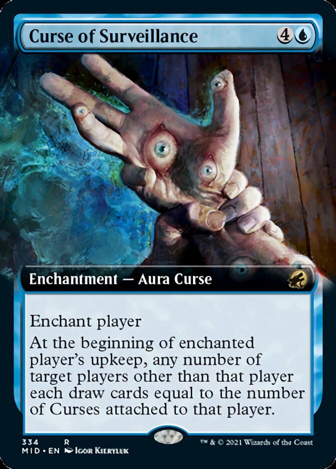 Curse of Surveillance (Extended Art) [Innistrad: Midnight Hunt] | Yard's Games Ltd