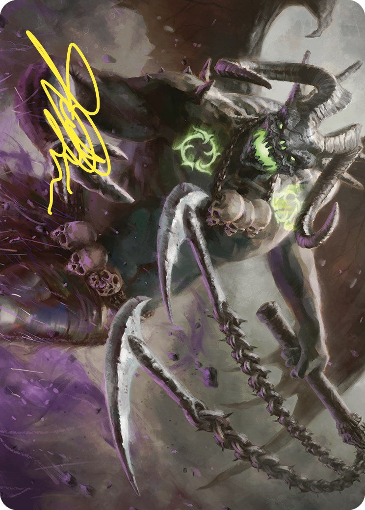 Archfiend of Despair Art Card (Gold-Stamped Signature) [Commander Masters Art Series] | Yard's Games Ltd