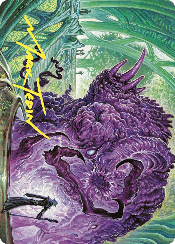 Experiment Kraj Art Card (Gold-Stamped Signature) [Commander Masters Art Series] | Yard's Games Ltd