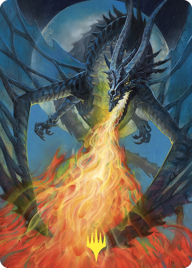 Balefire Dragon Art Card (Gold-Stamped) [Commander Masters Art Series] | Yard's Games Ltd