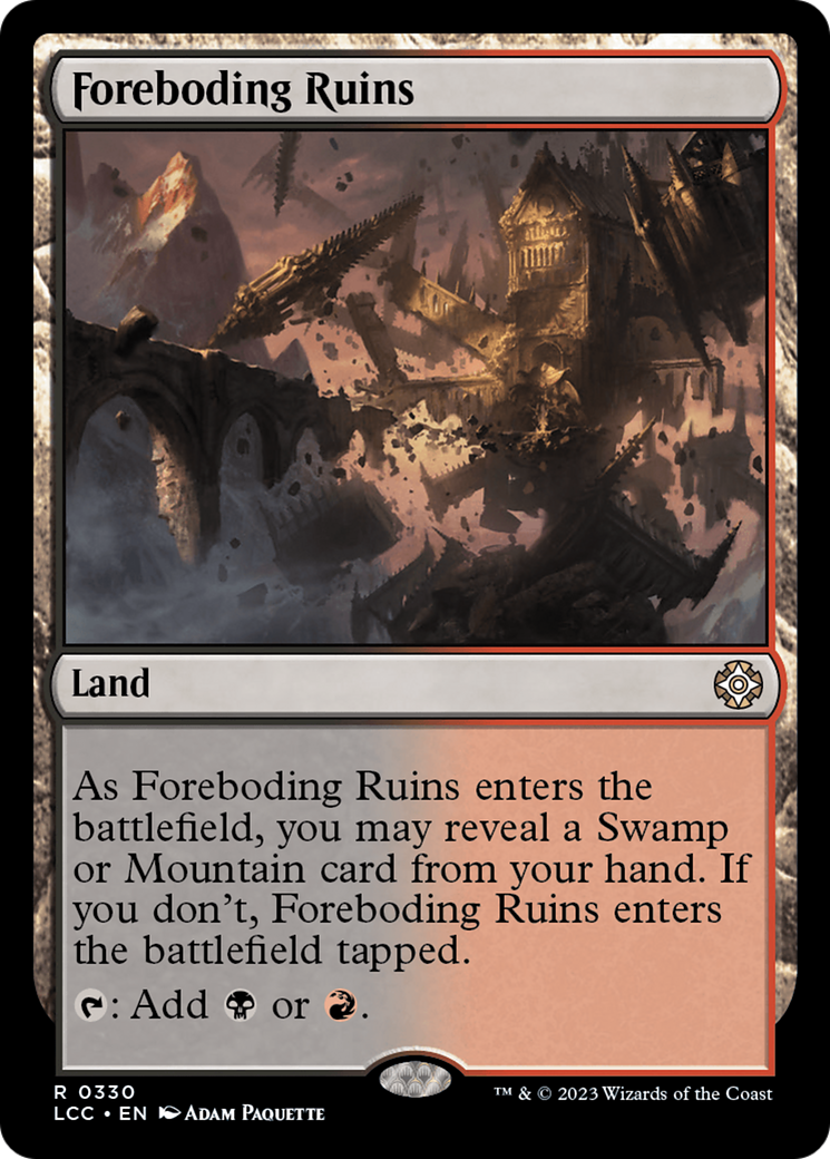 Foreboding Ruins [The Lost Caverns of Ixalan Commander] | Yard's Games Ltd