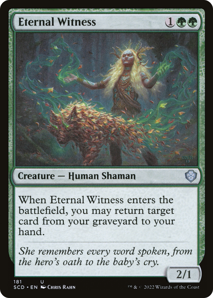 Eternal Witness [Starter Commander Decks] | Yard's Games Ltd