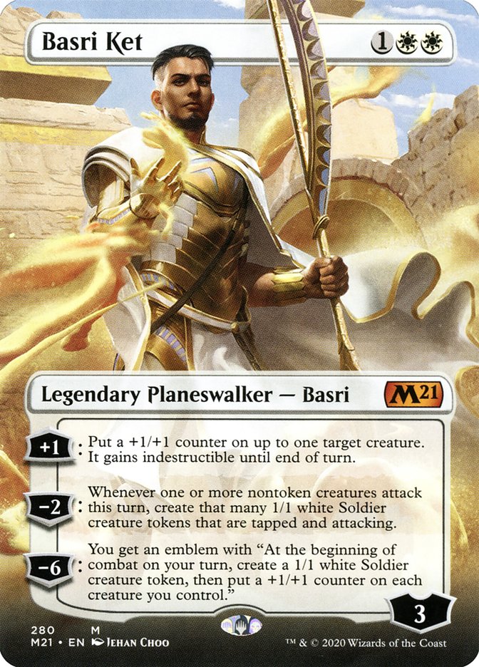 Basri Ket (Borderless) [Core Set 2021] | Yard's Games Ltd