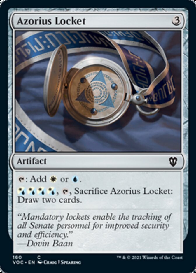 Azorius Locket [Innistrad: Crimson Vow Commander] | Yard's Games Ltd