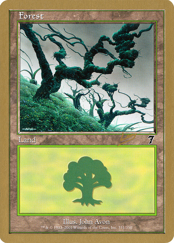 Forest (rl331) (Raphael Levy) [World Championship Decks 2002] | Yard's Games Ltd