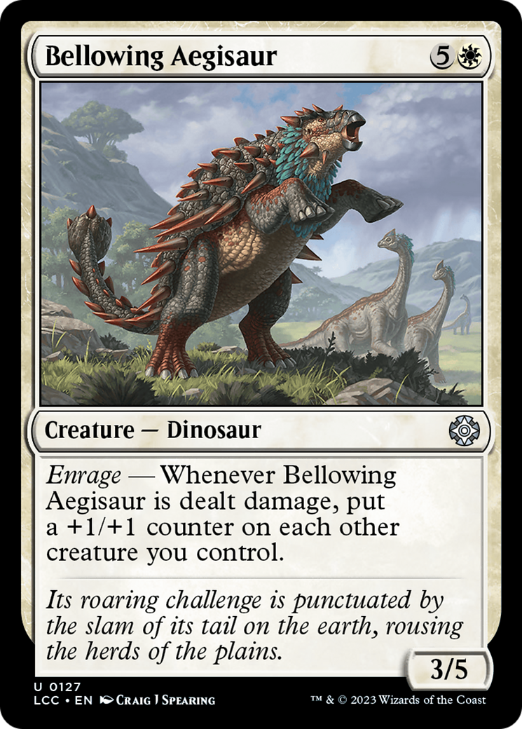 Bellowing Aegisaur [The Lost Caverns of Ixalan Commander] | Yard's Games Ltd