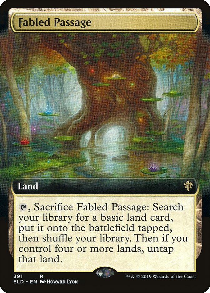 Fabled Passage (Extended Art) [Throne of Eldraine] | Yard's Games Ltd