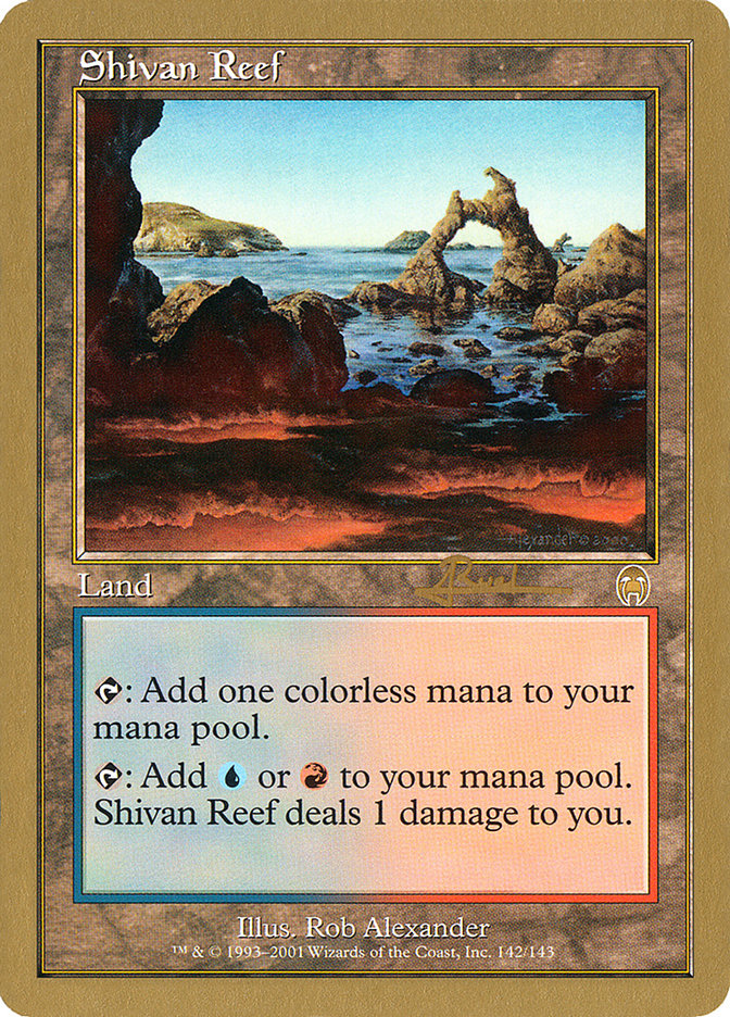 Shivan Reef (Antoine Ruel) [World Championship Decks 2001] | Yard's Games Ltd