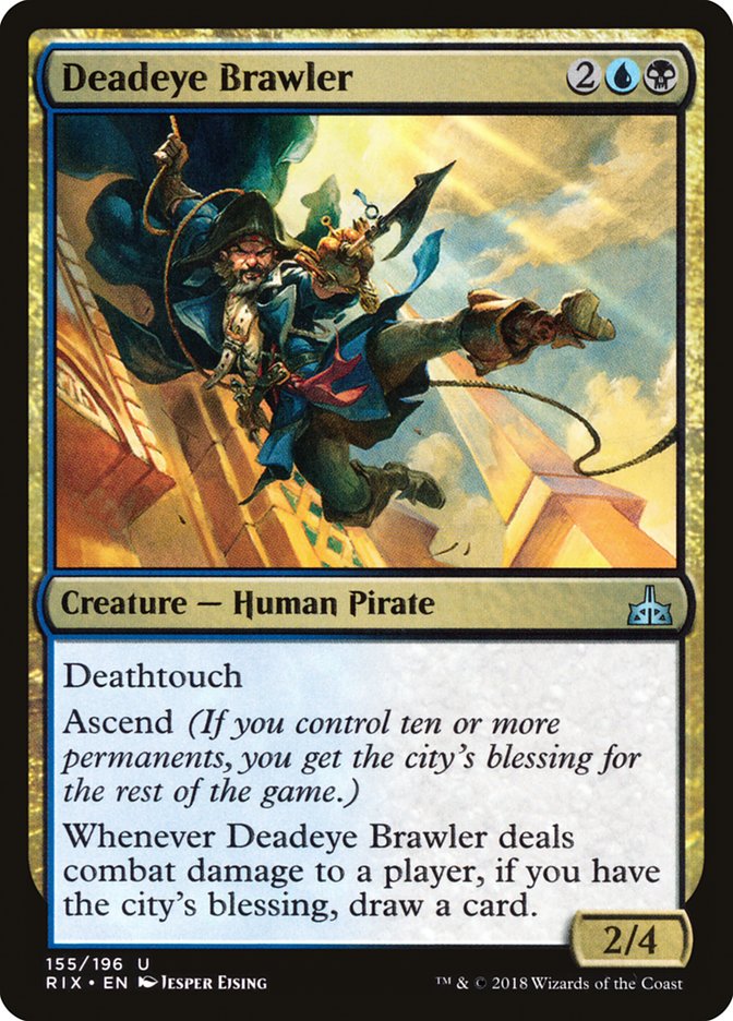 Deadeye Brawler [Rivals of Ixalan] | Yard's Games Ltd