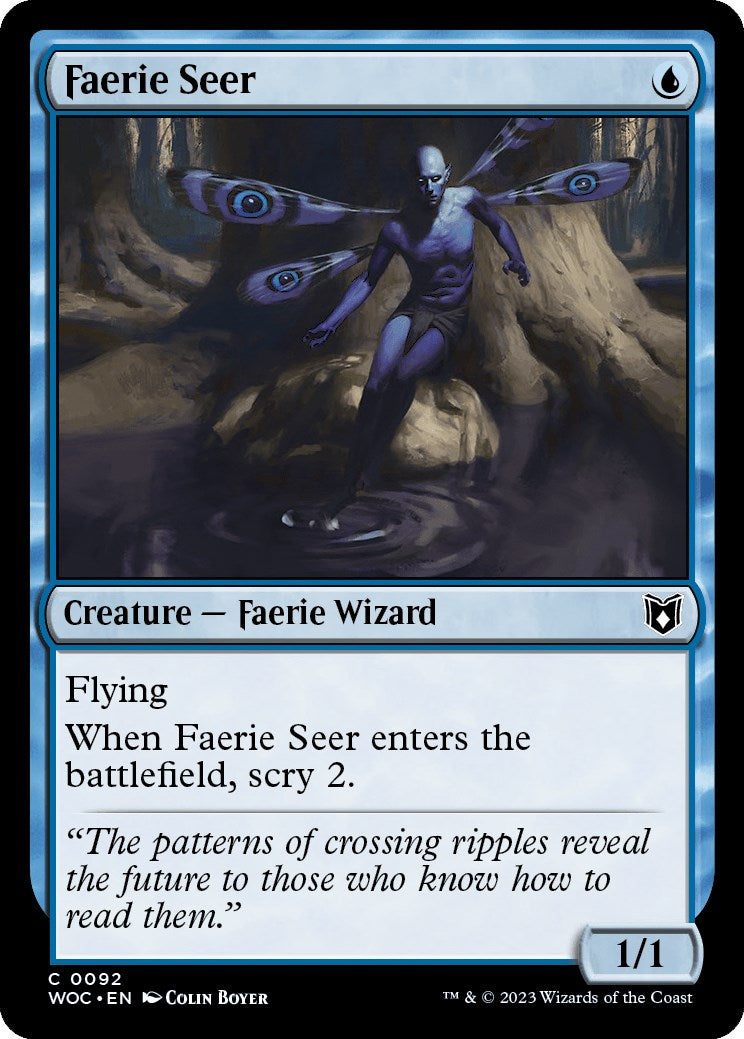 Faerie Seer [Wilds of Eldraine Commander] | Yard's Games Ltd