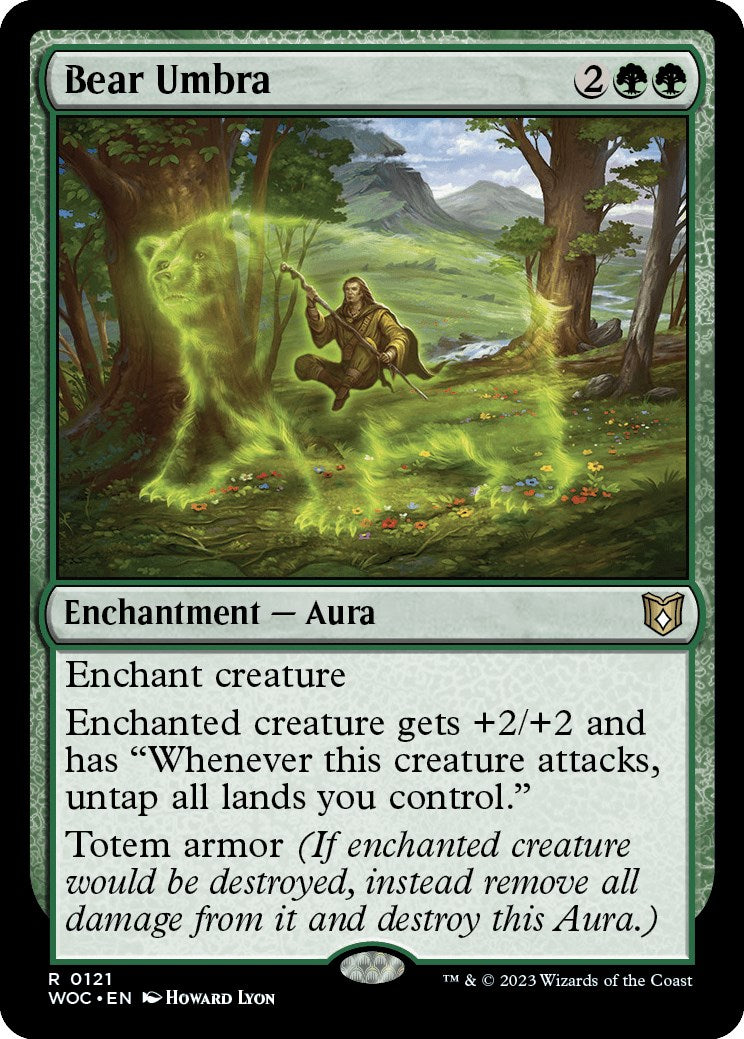 Bear Umbra [Wilds of Eldraine Commander] | Yard's Games Ltd