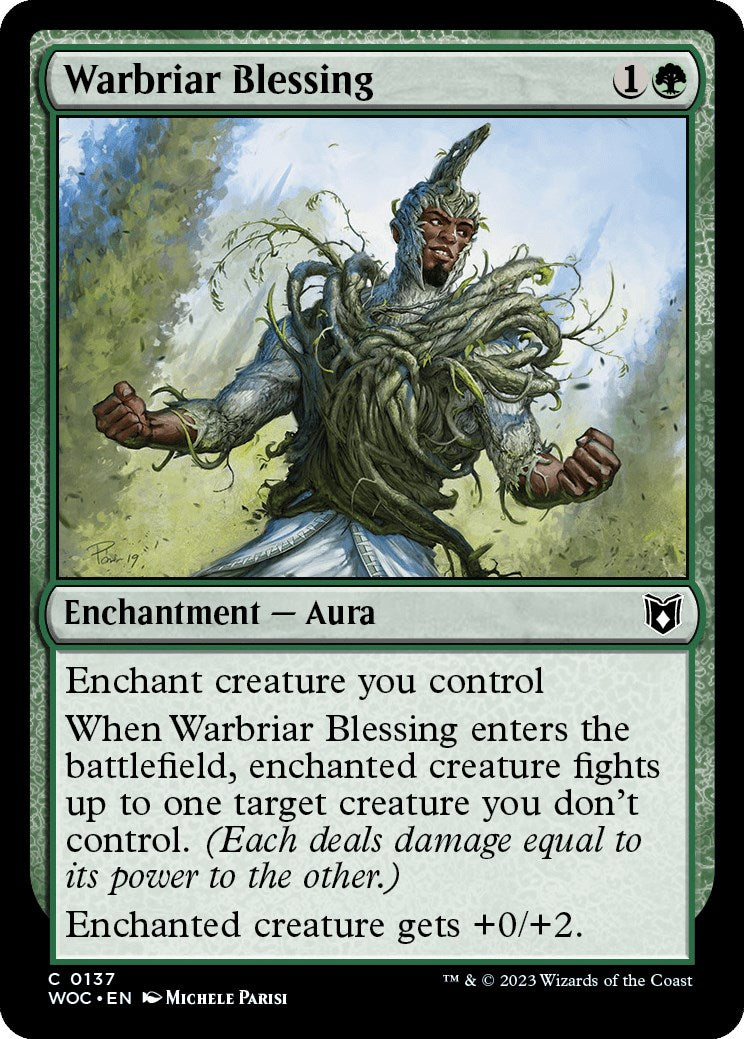 Warbriar Blessing [Wilds of Eldraine Commander] | Yard's Games Ltd