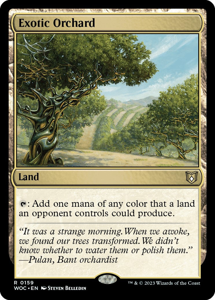 Exotic Orchard [Wilds of Eldraine Commander] | Yard's Games Ltd