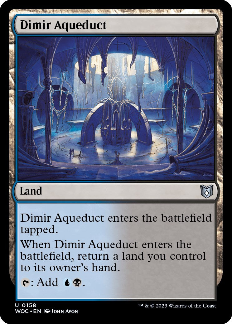 Dimir Aqueduct [Wilds of Eldraine Commander] | Yard's Games Ltd