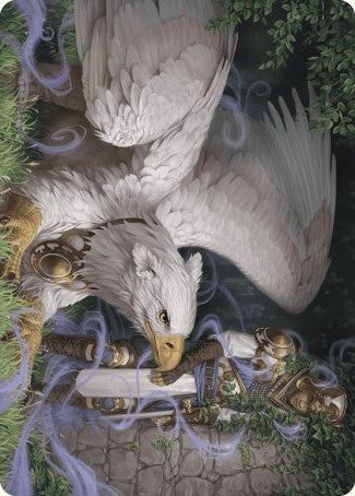 Dutiful Griffin Art Card [Wilds of Eldraine Art Series] | Yard's Games Ltd