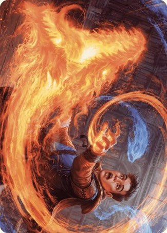 Frantic Firebolt Art Card [Wilds of Eldraine Art Series] | Yard's Games Ltd