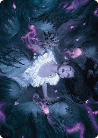 Neva, Stalked by Nightmares Art Card [Wilds of Eldraine Art Series] | Yard's Games Ltd