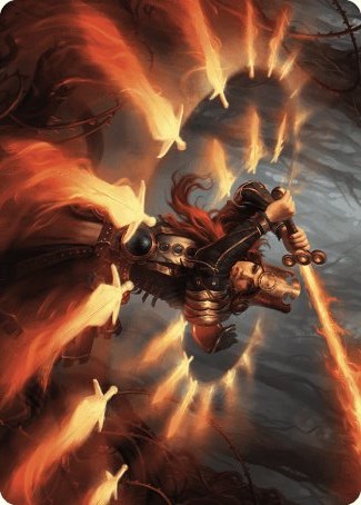 Heartflame Duelist Art Card [Wilds of Eldraine Art Series] | Yard's Games Ltd