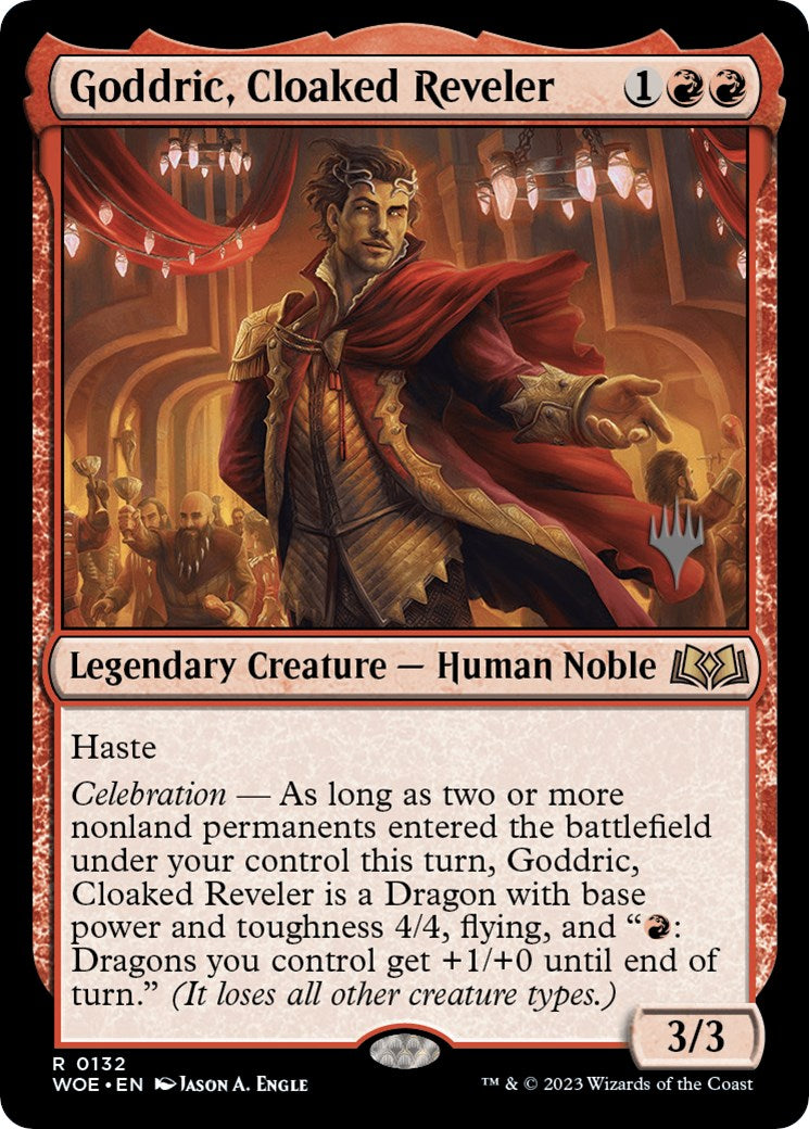 Goddric, Cloaked Reveler (Promo Pack) [Wilds of Eldraine Promos] | Yard's Games Ltd