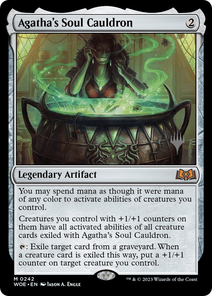 Agatha's Soul Cauldron (Promo Pack) [Wilds of Eldraine Promos] | Yard's Games Ltd