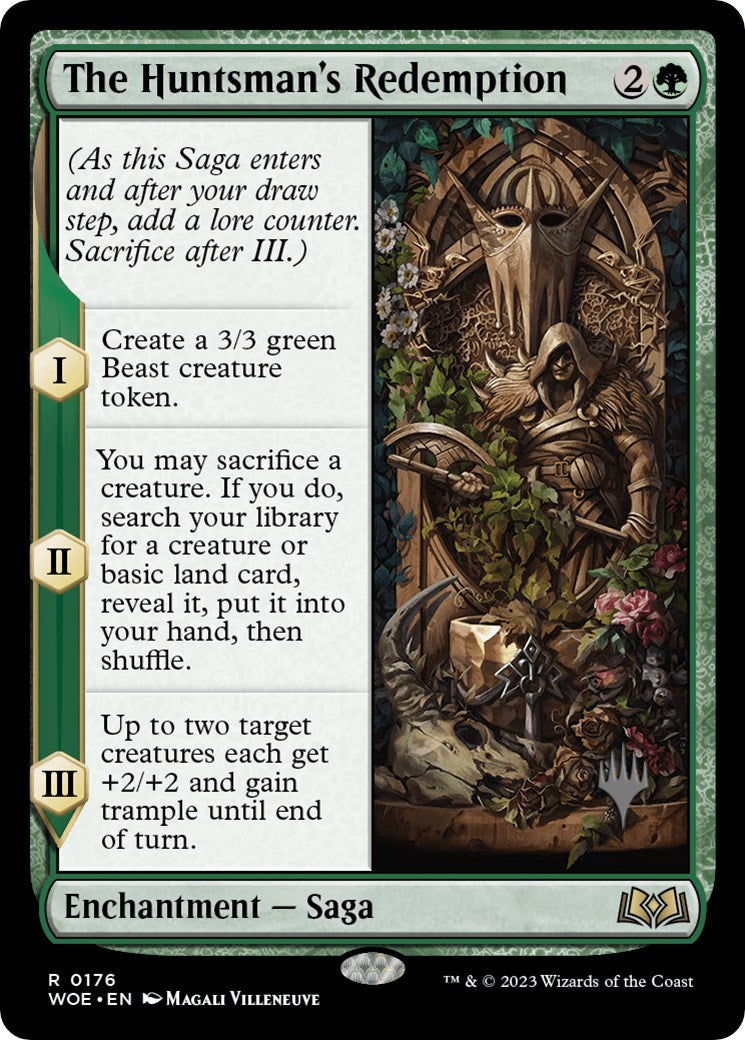 The Huntsman's Redemption (Promo Pack) [Wilds of Eldraine Promos] | Yard's Games Ltd