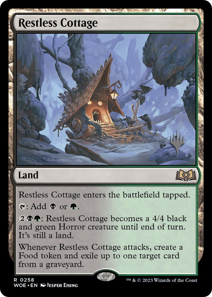 Restless Cottage (Promo Pack) [Wilds of Eldraine Promos] | Yard's Games Ltd