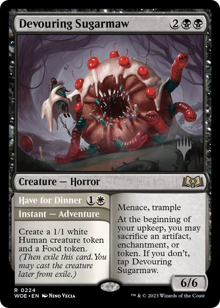 Devouring Sugarmaw // Have for Dinner(Promo Pack) [Wilds of Eldraine Promos] | Yard's Games Ltd