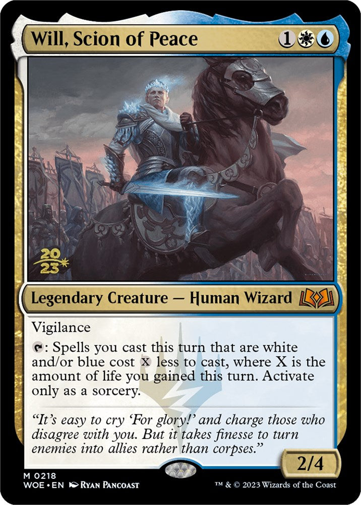 Will, Scion of Peace [Wilds of Eldraine Prerelease Promos] | Yard's Games Ltd