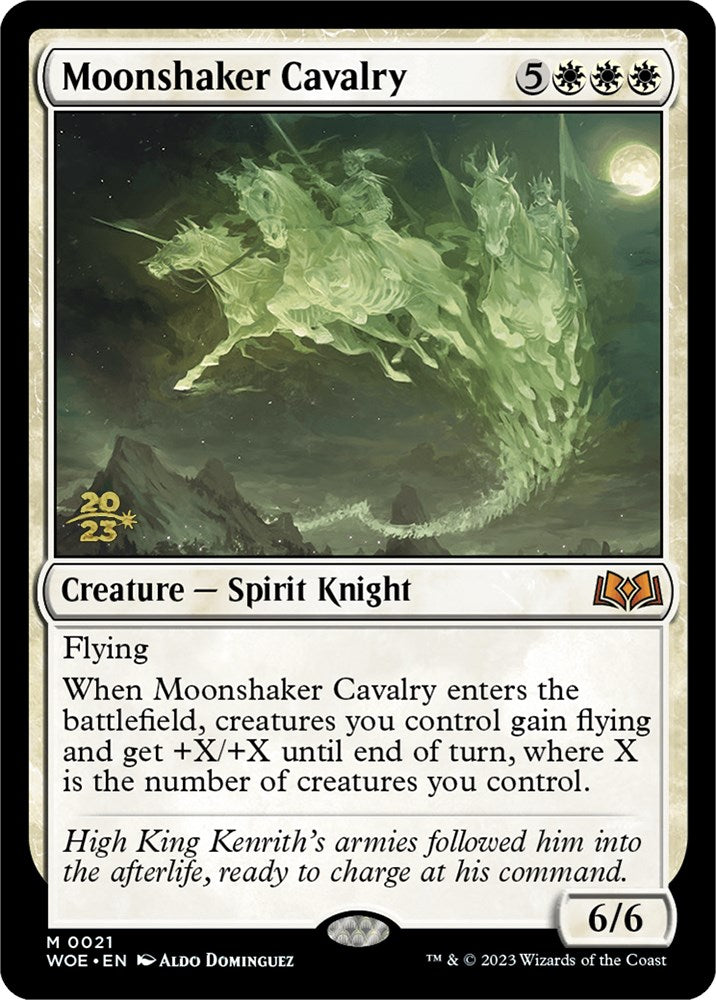 Moonshaker Cavalry [Wilds of Eldraine Prerelease Promos] | Yard's Games Ltd