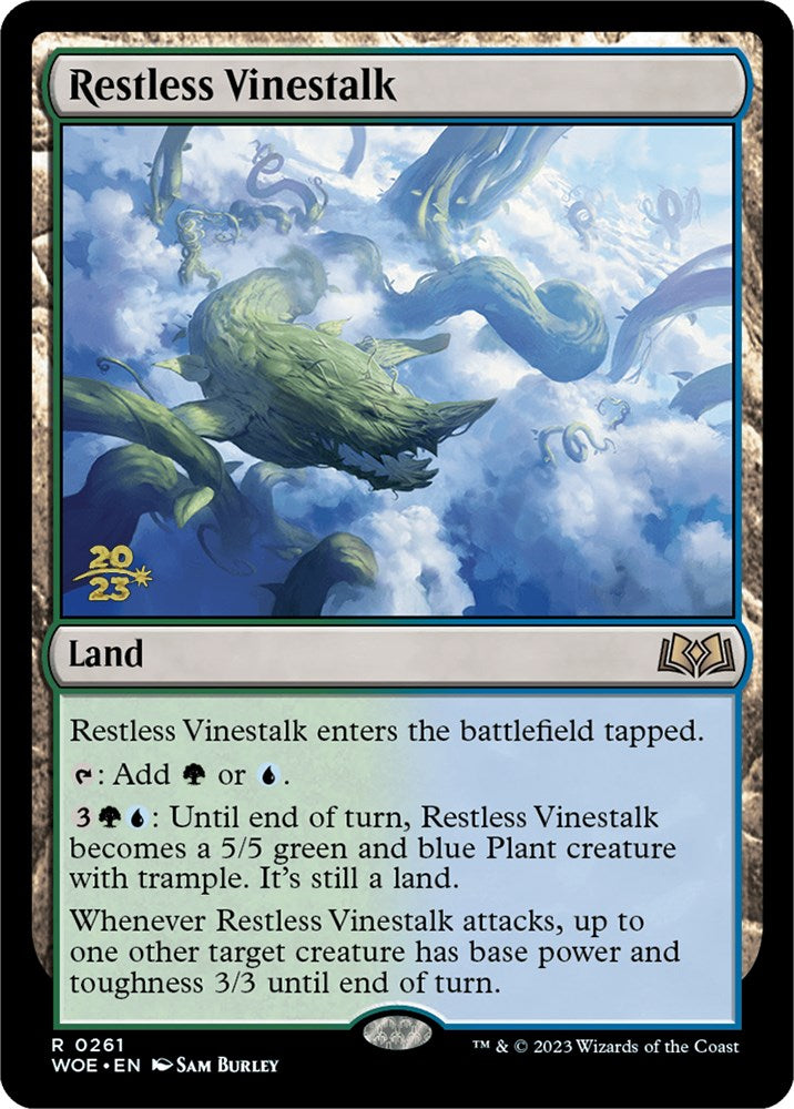 Restless Vinestalk [Wilds of Eldraine Prerelease Promos] | Yard's Games Ltd