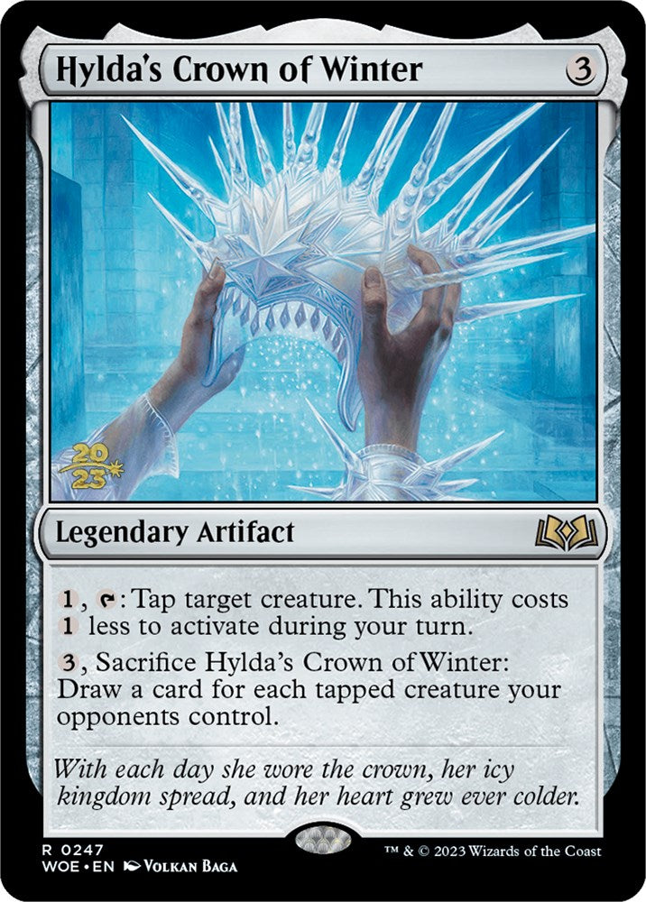 Hylda's Crown of Winter [Wilds of Eldraine Prerelease Promos] | Yard's Games Ltd