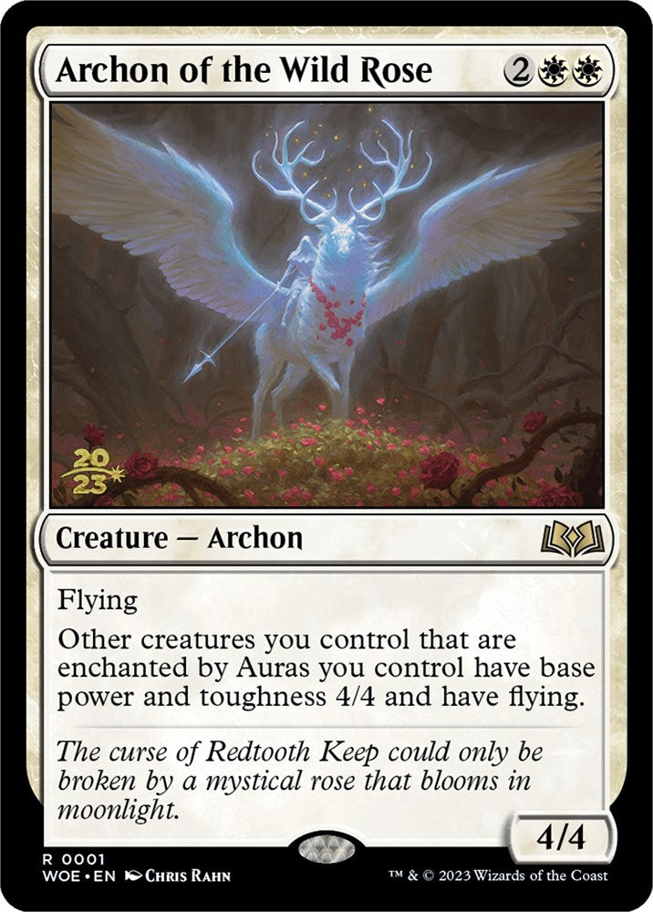 Archon of the Wild Rose [Wilds of Eldraine Prerelease Promos] | Yard's Games Ltd