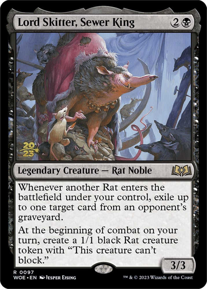 Lord Skitter, Sewer King [Wilds of Eldraine Prerelease Promos] | Yard's Games Ltd