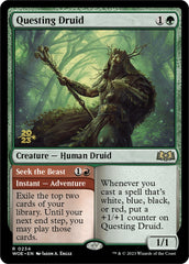 Questing Druid // Seek the Beast [Wilds of Eldraine Prerelease Promos] | Yard's Games Ltd