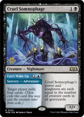 Cruel Somnophage // Can't Wake Up (Promo Pack) [Wilds of Eldraine Promos] | Yard's Games Ltd