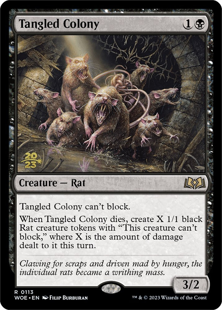 Tangled Colony [Wilds of Eldraine Prerelease Promos] | Yard's Games Ltd