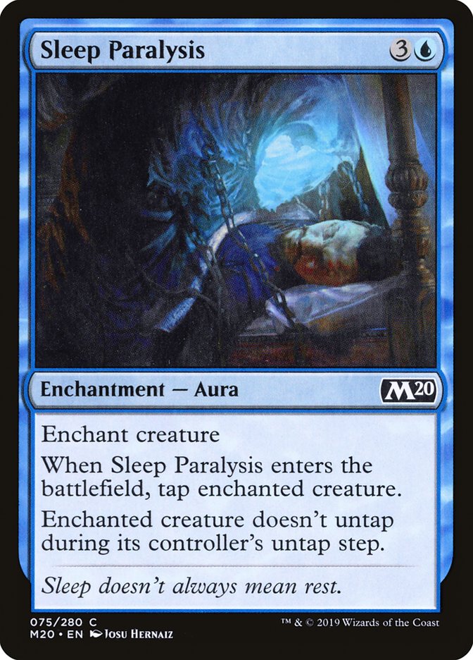 Sleep Paralysis [Core Set 2020] | Yard's Games Ltd