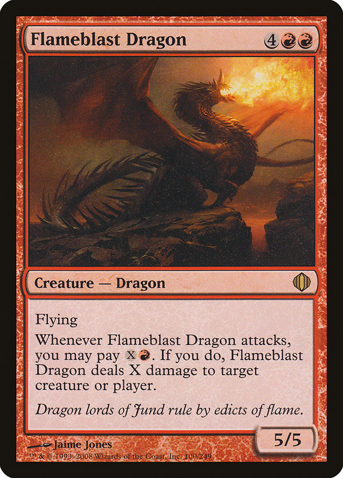 Flameblast Dragon [Shards of Alara] | Yard's Games Ltd