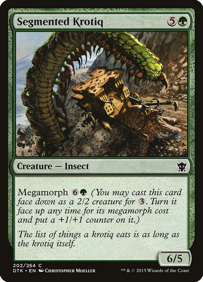 Segmented Krotiq [Dragons of Tarkir] | Yard's Games Ltd